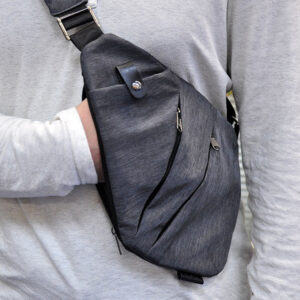 Сумка тактическая Cross Body мессенджер из ткани, сумка тактическая наплечная. Цвет: черный