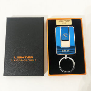 Зажигалка спиральная USB-811. BMW. Цвет: синий